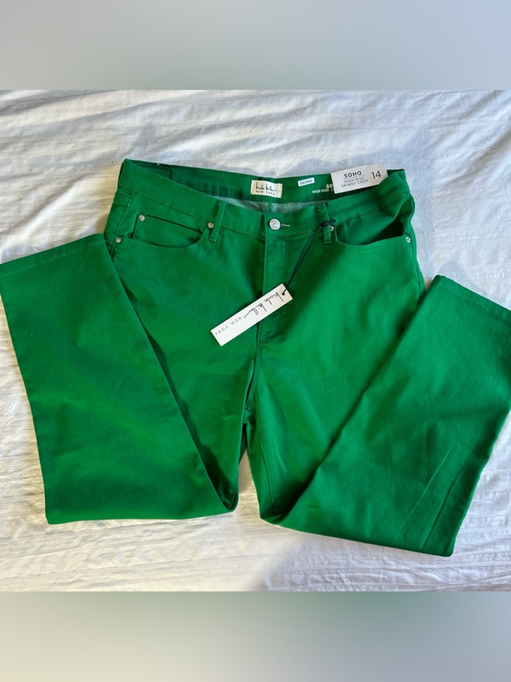 NWT Nicole Miller New York Soho High Rise Skinny Crop Jeans – Size 14